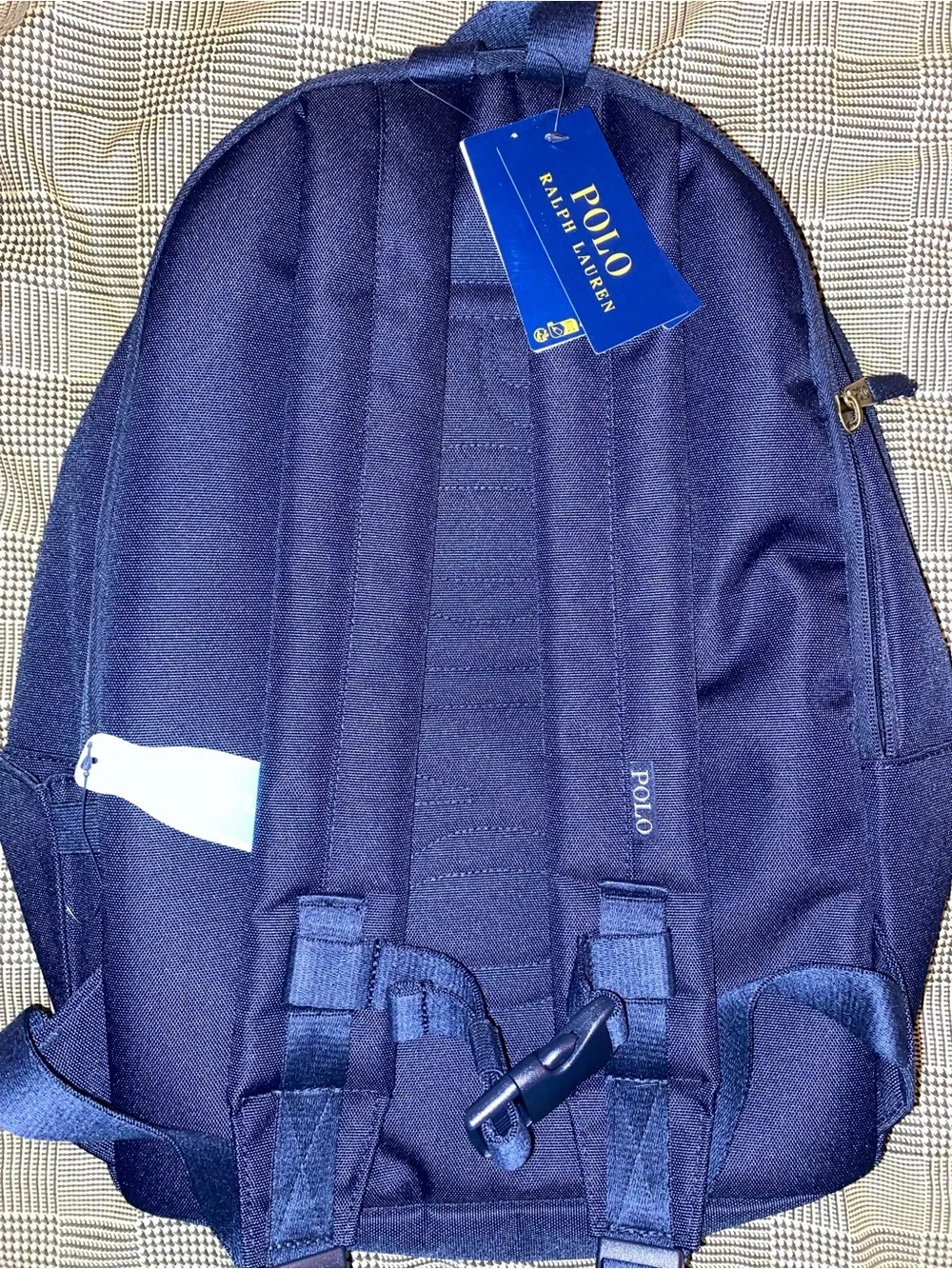 Polo by Ralph Lauren Navy Kids Backpack with Polo Bear Embroidery